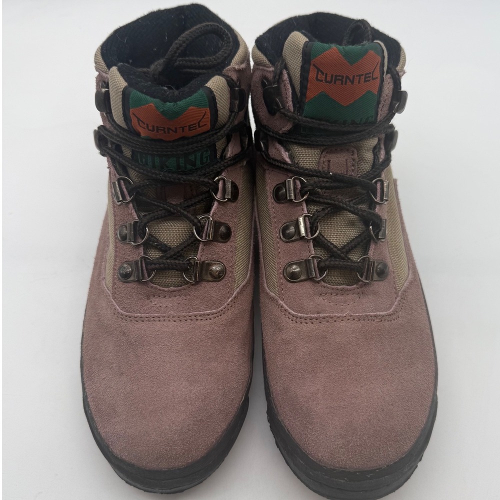Turntec Hiking Boots Women's Size 6 purple Suede Lace Up Outdoor gorpcore‎